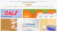 Desktop Screenshot of icp-nailcare.de