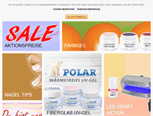 Tablet Screenshot of icp-nailcare.de